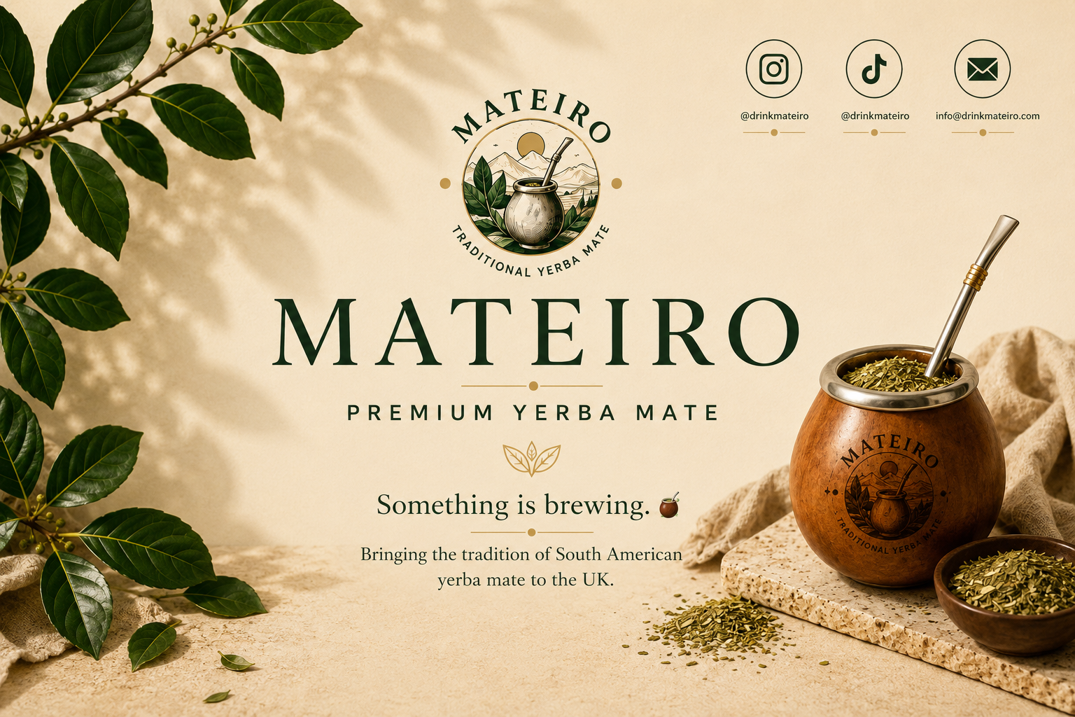 MATEIRO Premium Yerba Mate — Something is brewing. Bringing the tradition of South American yerba mate to the UK.